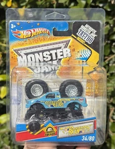 Rare Hot Wheels Monster Jam Backwards Bob Travel Treads - With Protective Case - Picture 1 of 12