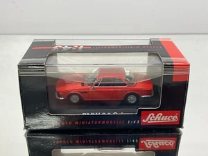 SCHUCO 02192 BMW E9 3.0 CSI COUPE 1971 -RED 1:43- GOOD IN BOX - Imagen 1 de 8