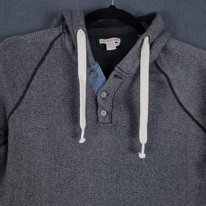 Suéter con Capucha Carbon2Coalt Para Hombre Grande Gris Algodón Pretemporada 155227 - Imagen 1 de 7