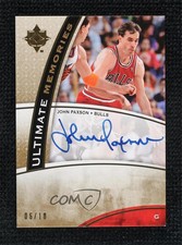 2008-09 Ultimate Collection Memories Signatures /10 John Paxson #UM-JP Auto
