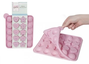 20 Shaped Silicone Cake Pop Moulds - Picture 1 of 1