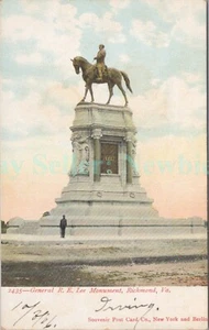 Richmond Virginia VA - ROBERT E LEE CONFEDERATE MONUMENT - Postkarte - Bild 1 von 2