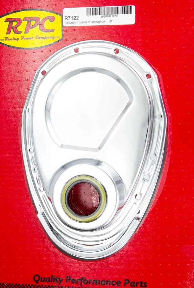 SBC 2PC Timing Chain Cover Chrome - Image 1 of 1