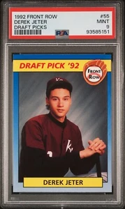 1992 Front Row Draft Picks #55 DEREK JETER PSA 9 Mint NY Yankees - Picture 1 of 2