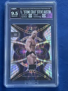 Stone Cold Steve Austin 2022 Select WWE Phenomenon Flash Prizm HGA 9.5 Gem Mint - Picture 1 of 8