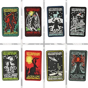 The Cryptid Patch Collection Apliques Bordados Coser Hierro Manualidades Polilla - Imagen 1 de 12