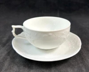Juego de tazas y platillos blancos Rosenthal Sanssouci - Imagen 1 de 7