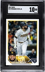 2023 Topps Series 1 Fernando Tatis Jr. #23 Padres SGC 10 Gem Mint - Picture 1 of 2