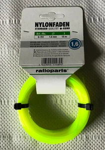 Faden Mähfaden 15m 1,6mm p. für Worx Akku-Rasentrimmer 20 V WG163E.1 WG169E - Bild 1 von 1