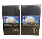 TDK HD-X PRO T-120 VHS  Blank Video/Hi-Fi Stereo Super VHS Tapes DSS Recording