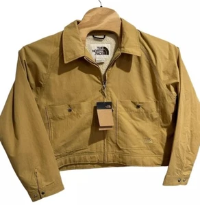 Chaqueta de Trabajo THE NORTH FACE M66 Para Mujer Talla XL Tostada Forrada Sherpa Recortada - Imagen 1 de 5