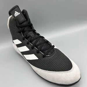 2022 Adidas Mat Wizard 5 Wrestling Boxing Boots Black Grey F25381 Mens Uk 8 - Picture 1 of 8