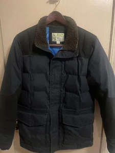 Eddie Bauer Size M Men’s EB 550 Fill Down Blue Quilted Jacket See Description - Picture 1 of 11