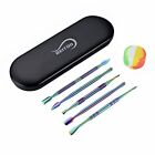 BEITOO 6-Pieces Wax Carving Tool Set Rainbow Stainless Steel Collecting Acces...