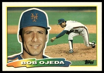 1988 Topps Big Bob Ojeda New York Mets #234 - Image 1 of 2