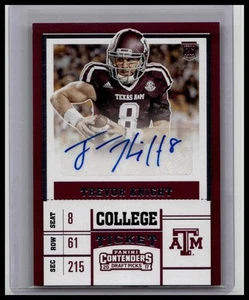 2017 Panini Contenders Draft Picks #215 Trevor Knight Autograph Maroon Jersey - Bild 1 von 2