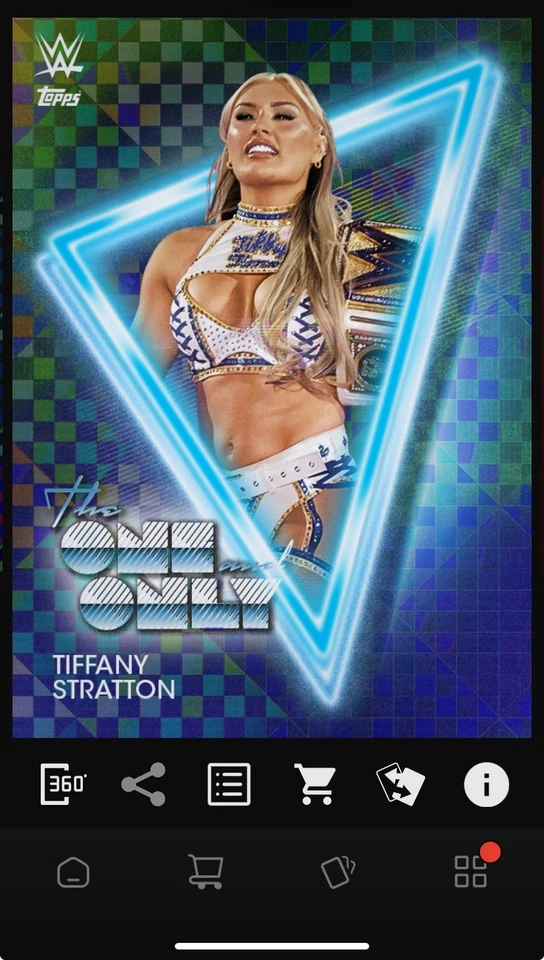 Topps WWE Slam Midnight Series 2 Tiffany Stratton Iconic  - Image 1 of 1