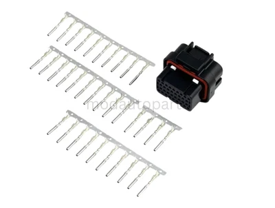 AMP 34 Pin, 4 Row, 4 Keyway Superseal Connector and Pins - Image 1 of 2