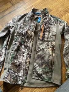 Field Stream Youth L Camouflage Realtree Full Zip Hunting Jacket Mock No Scent C - Picture 1 of 16