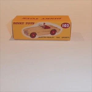 Dinky Toys 103 Austin Healey Sports - Cream - Repro Box - Picture 1 of 5