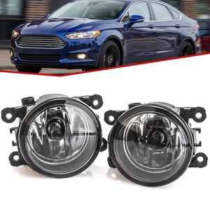 Clear Lens Pair Bumper Fog Lights Lamps w/ H11 Bulbs For Ford Fusion 2013-2016 - Picture 1 of 11
