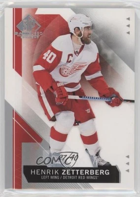 2015-16 SP Jogo-Usado /40 Henrik Zetterberg #36 - Imagem 1 de 2
