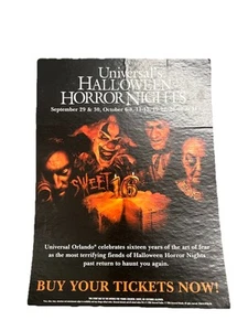 Universal Orlando Halloween Horror Nights 2006 cardboard stand - Picture 1 of 3