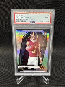 2024 Panini Prizm Jayden Daniels Silver Rookie Variation PSA 9 #17 - Picture 1 of 2
