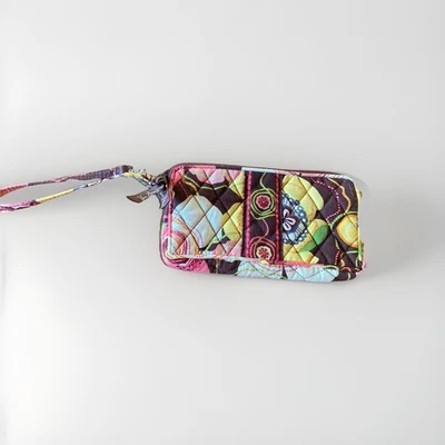 Vera Bradley “Buttercup” Top Cremallera Muñequera Bolso sin asas Diseño Floral - Cartera Retirada Foto 1 de 4