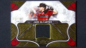 2024-25 TOPPS TIER ONE BASEBALL JAKE MCCARTHY PATCH JERSEY /199 GOLD #AT - Picture 1 of 2