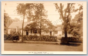 K31/ Yarmouthport Massachusetts RPPC Postcard c1940s Old Thacher Place 154 - Bild 1 von 4