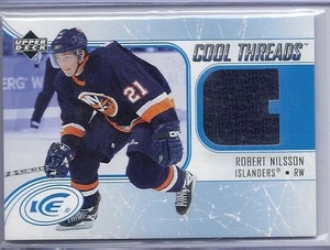 2005-06 UPPER DECK ICE ROBERT NILSSON UD COOL THREADS JERSEY ISLANDERS - Bild 1 von 1