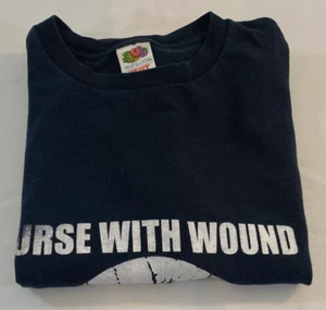Nurse With Wound Band Black T Shirt Mens Size XL Fruit Of The Loom - Picture 1 of 8