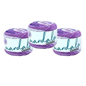 (3 Pack) Lion Brand Yarn 551-219X Mandala Ombre Yarn, Chi - Picture 1 of 6