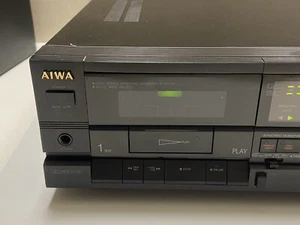Aiwa AD-WX707 Double Stereo Cassette Deck bitte ansehen  - Bild 1 von 7