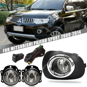 For Mitsubishi Montero Sport Fog Light Bumper Frame Cover Daytime Running Light - Imagen 1 de 9