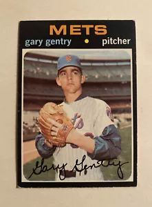 1971 TOPPS HIGH# 725 GARY GENTRY NEW YORK METS PITCHER +OUTSTANDING CENTERING+ - Picture 1 of 2