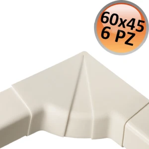 Raccordo angolo interno regolabile 60x45mm - 6 PZ - Imagen 1 de 1