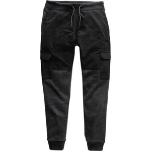The North Face Men's ABC Alphabet City Fleece Cargo Pants Dark Grey/Black NWT - Picture 1 of 10