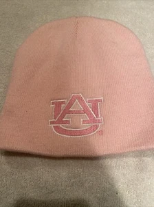 NUEVO gorro tejido de invierno ROSA para mujer talla única NCAA Auburn Tigers - Imagen 1 de 1