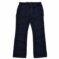 Tommy Hilfiger Masculino Calças Jeans Azul Jeans Escuro lavados Bottoms Logotipo Novo com etiquetas Novo