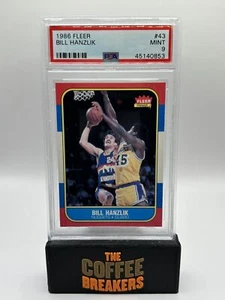 1986 Fleer - Bill Hanzlik - Nuggets card #43 PSA 9 - Picture 1 of 2
