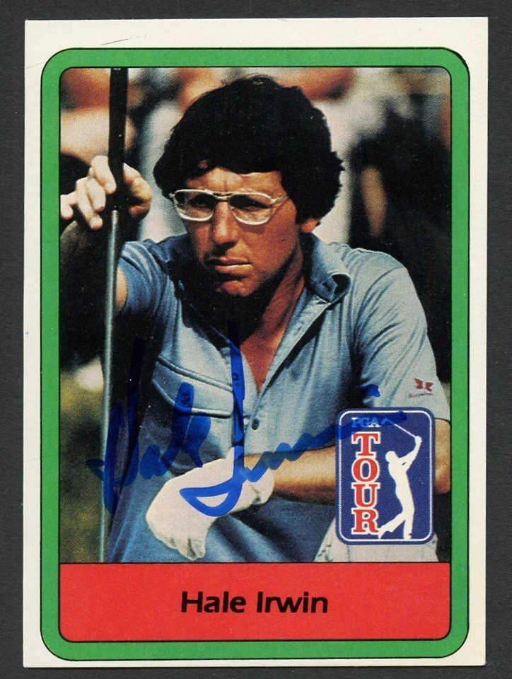 Hale Irwin #7 签名亲笔签名 1982 年 Donruss 高尔夫集换卡 — 第 1/1 张图片