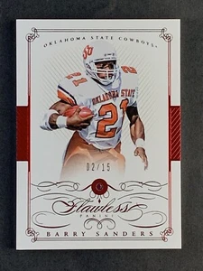 2015 National Treasures Multi Sport Barry Schleifer einwandfrei Diamant Rubin/15 OSU - Bild 1 von 2