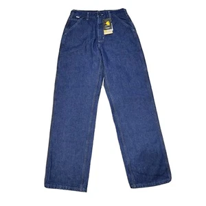 NEW Carhartt FR Flame Resistant Denim Dungaree Jean Work Bottoms Mens Size 31x36 - Picture 1 of 9