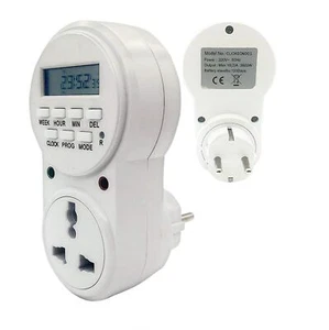 Automatic Smart Programmable Timer Switch with Smart Socket Plug without battery - Picture 1 of 9