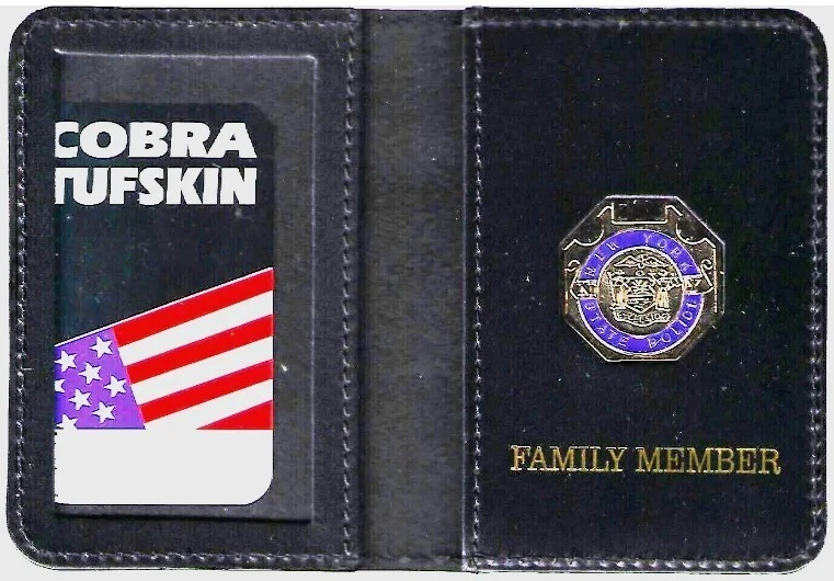 New York State Police Trooper's Family Member Book Wallet with mini pin - Image 1 of 1