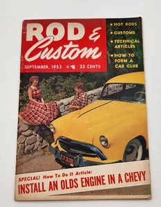 ROD & CUSTOM Magazine Vol 1, No. 5 Sept 1953 Excellent Condition - Picture 1 of 8