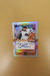 2024 DONRUSS SIGNATURE SERIES AUTO COLTON COWSER #SS-CC Orioles! - Foto 1 di 2