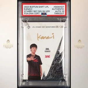 KANAVI 2023 Buffun Shift LPL Starry Sky Signature Silver Auto PSA Authentic AU10 - Picture 1 of 2